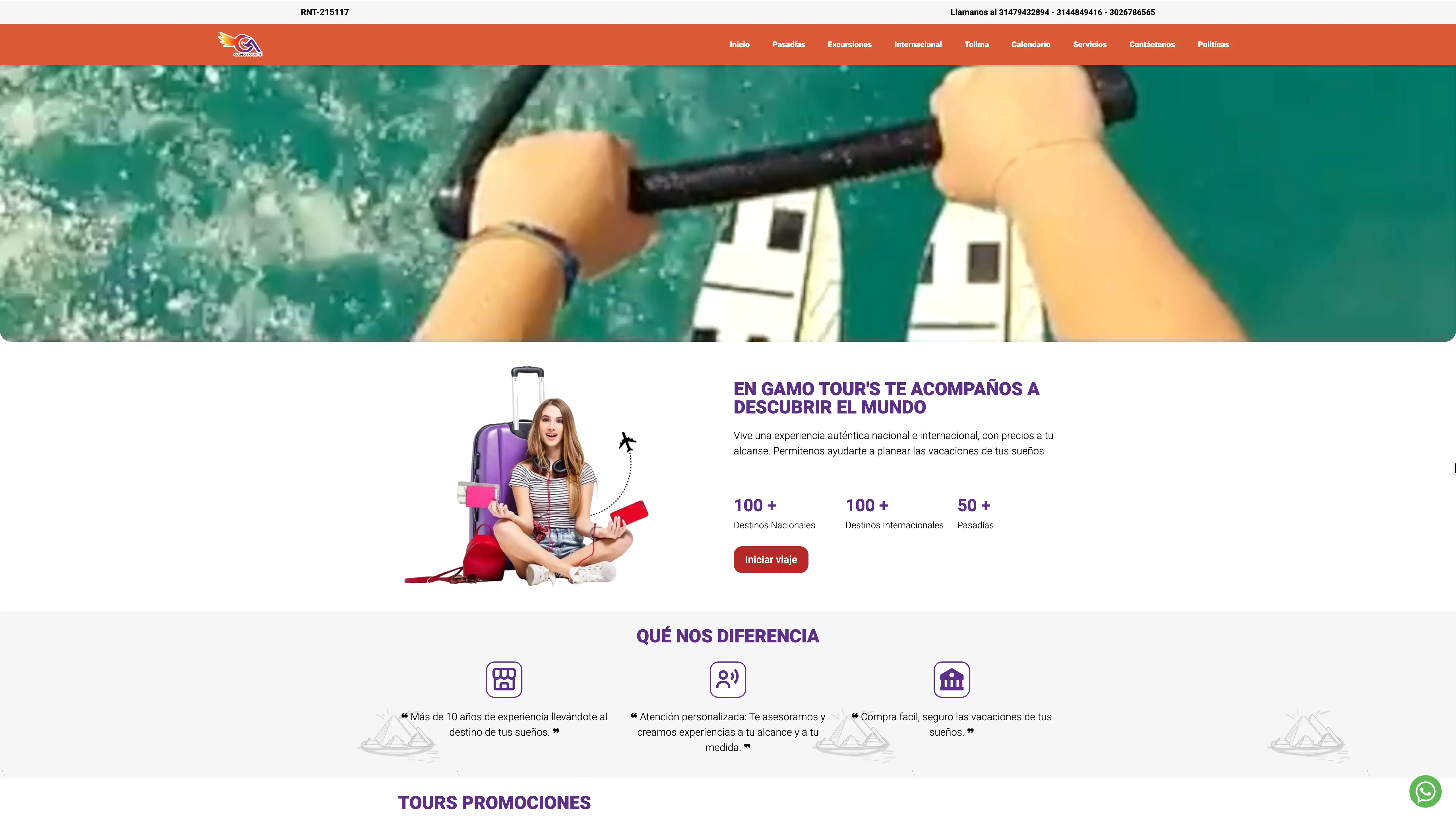 genesis travel - criforbits, páginas web ibagué